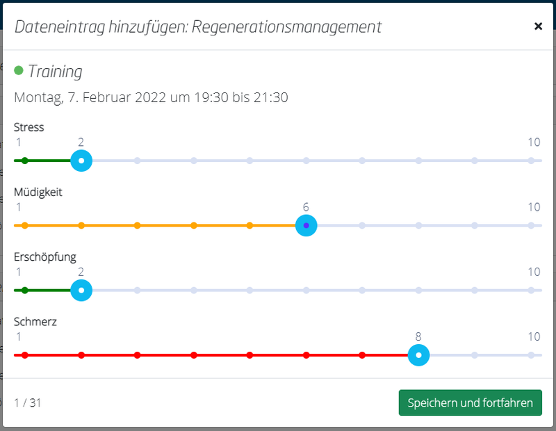 Regeneration nach Hooper